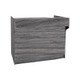 Cash Register Counter With Ledge Top | 48"L x 22"W x 42"H | Rustic Grey