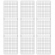 2' X 8' Portable Gridwall Panels | Black