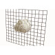 Gridwall Baskets 12" x 12" x 4'' | White