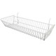 24"L x 10"W x 5''H Gridwall Wire Shelf | White