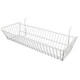 24"L x 10"W x 5"H Slatwall Basket | White