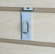 Notch Picture Hook For Slatwall  | Chrome