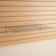 14"D x 23"W Slatwall Flat Wire Shelf | Epoxy Chrome