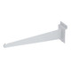 Slatwall 10" Metal Shelf Brackets | White