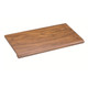 13"D x 24"L Plastic Bullnose Shelves | Walnut