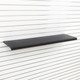 15"D x 48"L Plastic Bullnose Shelves | Black