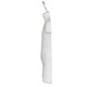 Durable white styrene children's half round display form with hanging hook for kids clothing