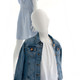 8-year-old City Kid Collection unisex mannequin with realistic features, matte white finish, and confident pose for children's retail displays