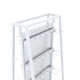 Double-sided 24-inch merchandiser kit with 50 adjustable display hooks in white, designed for hanging retail cards and accessories