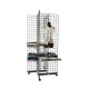Gridwall 4 Way Base with Casters -  Black - EXAMPLE OF HOW TO USE