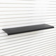 13" D x 48"L Plastic Bullnose Shelves | Black