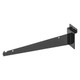 Slatwall 10" Metal Shelf Brackets | Black