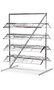 Shoe Display Rack | 8  Display Four on Each Side | Chrome