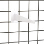 14" Gridwall Shelf Brackets | White