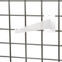 14" Gridwall Shelf Brackets | White