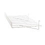 15"D x 24"W Flat Wire Shelf For Grid Panels | White