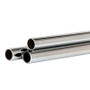 120” Long Round Tubing Hangrail Display | 1’ Diameter | Chrome
