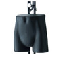 Male Lower Torso Hip Hanging Display Form | Black