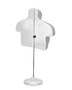 Male Upper Torso Hanging Display Form with Adjustable Base | White