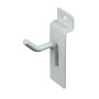 1" Slatwall Peg Hooks | White