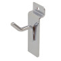 1" Slatwall Peg Hooks | Chrome