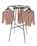 36" Round Rail Clothing Rack