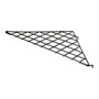 Triangular Shelf For Grid Panels | Black