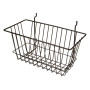 12"L X 6"W X 6"H Slatwall Baskets | Black