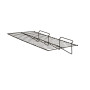 12"D x 24"W Slatwall Flat Wire Shelf | Black