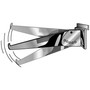 Slatwall 14" Adjustable Shelf Brackets | Chrome