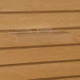 Slatwall Acrylic Shoe Shelf with 1" Sign Holder |  4"D X 10"L