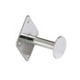 3" Dressing Room Hook Wall Mount Faceout | Chrome
