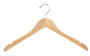 17” Wood Wishbone Dress & Shirt Hanger | Natural