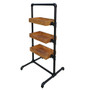 Pipeline Rack with Three Display Trays - Matte Black