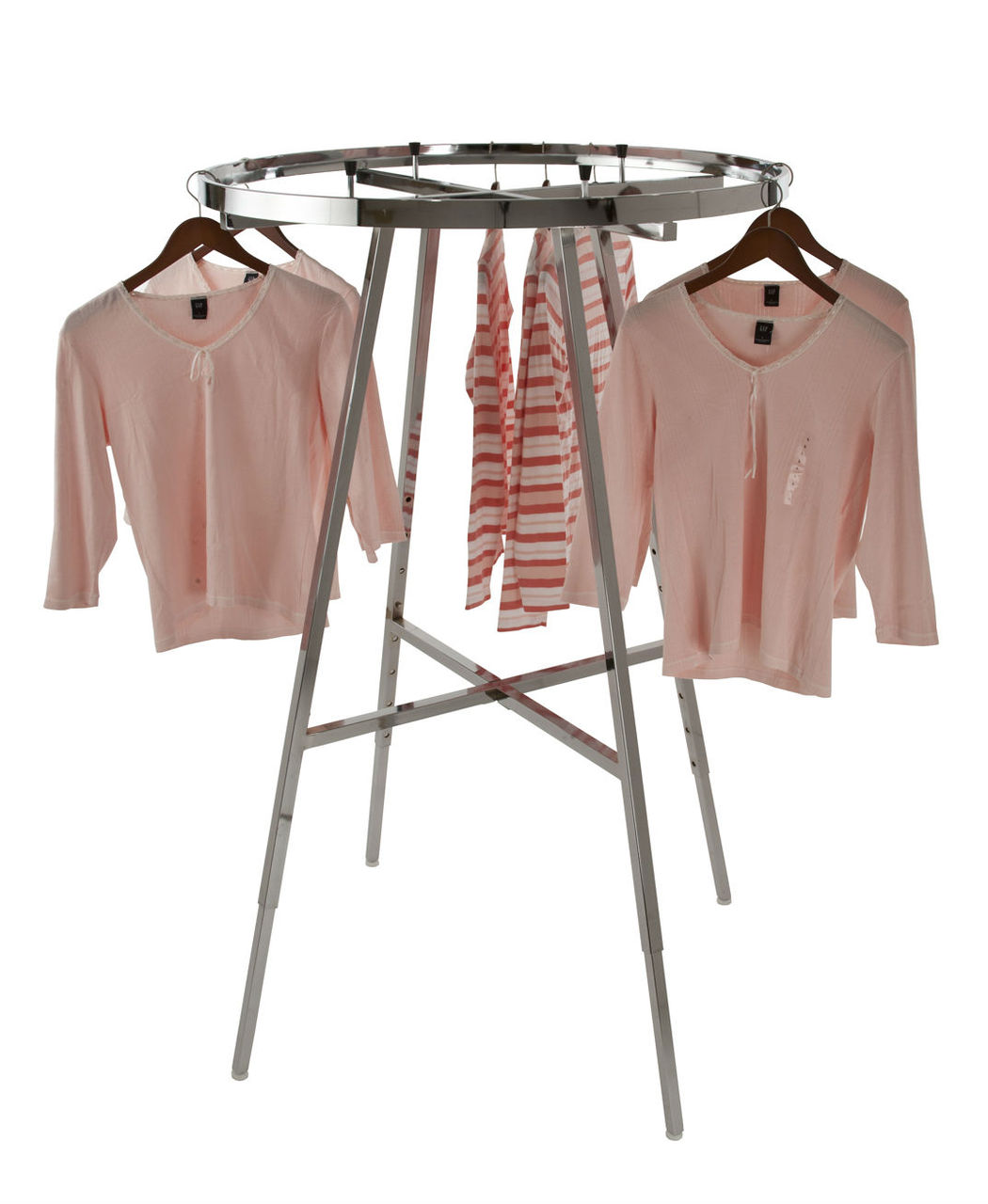 Round hanging clothes rack sales
