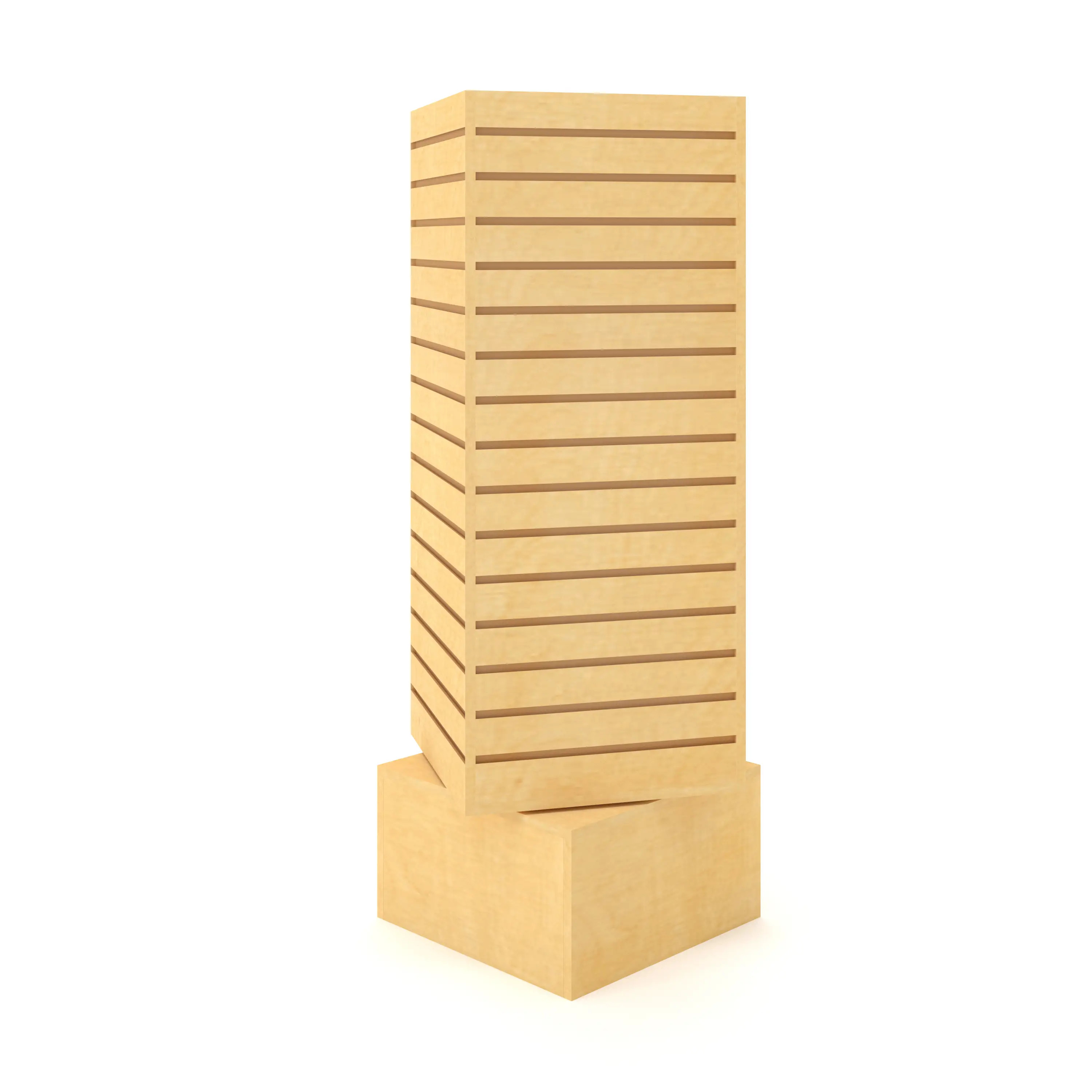 4 Sided Revolving Slatwall Display Fixture | 20