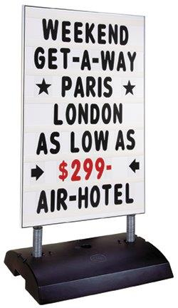 Springer Message Board Sidewalk Sign | Product Display Solutions