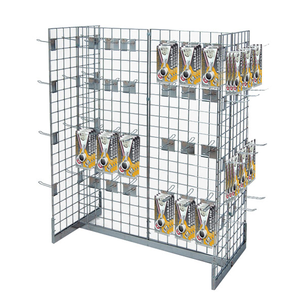 Gridwall Gondola Display & 2 Sided Free Standing Display