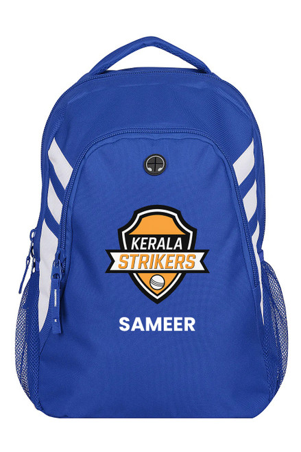 KERALA STRIKERS CC Backpack Royal/White