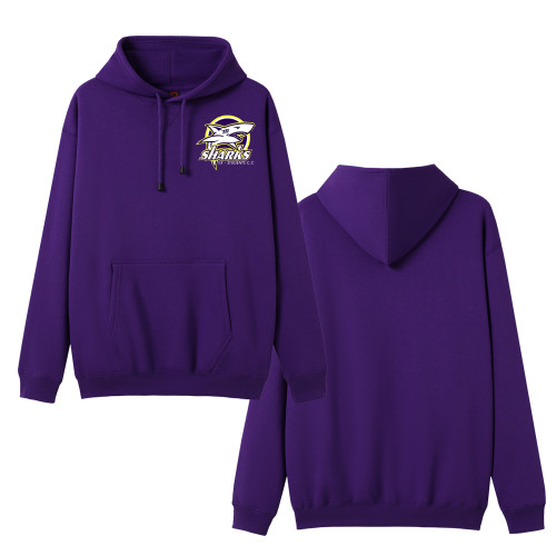 EX-STUDENTS CC Hoodie Purple Kangaroo Pockets Adults/Kids