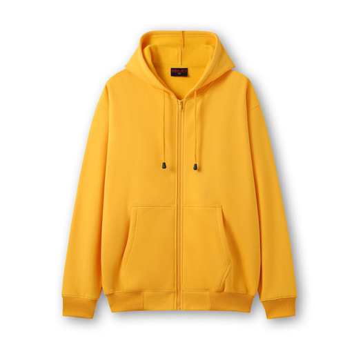 LANG LANG CC Hoodie Yellow Full Zip + Kangaroo Pockets Adults/Kids
