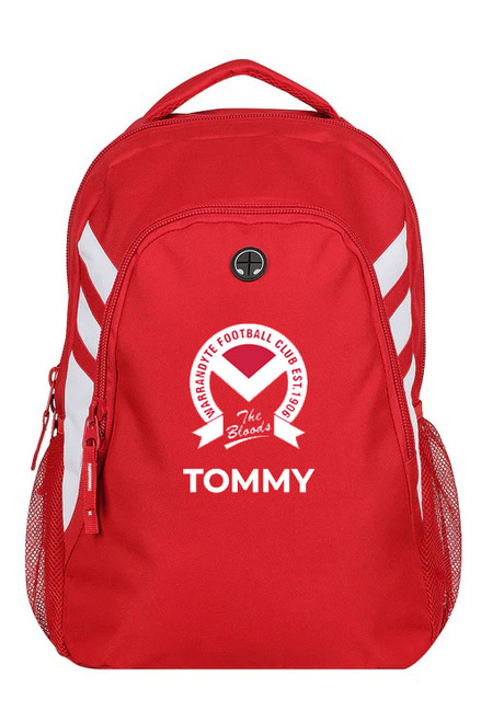 WARRANDYTE FC Backpack Red/White