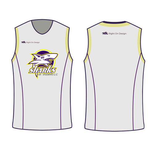 EX-STUDENTS CC Player Vest White ADULTS/KIDS