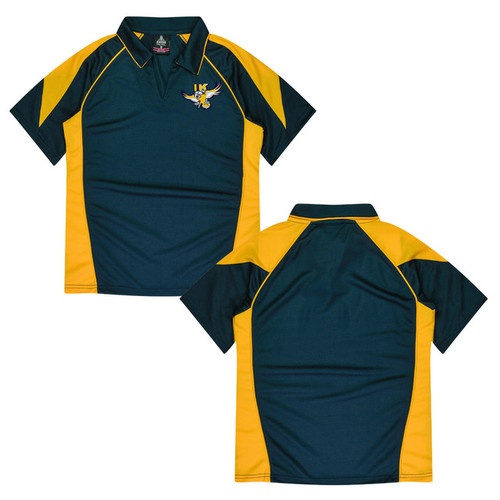 INVERLOCH KONGWAK FNC Club Polo MENS/LADIES/  KIDS Navy/Gold