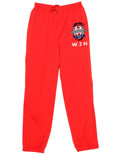WONTHAGGI UNITED SC Track Pants ADULTS/KIDS Red