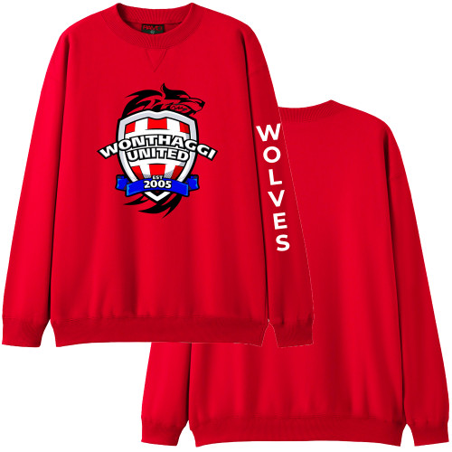 WONTHAGGI UNITED SC Sweatshirt ADULTS/KIDS Red