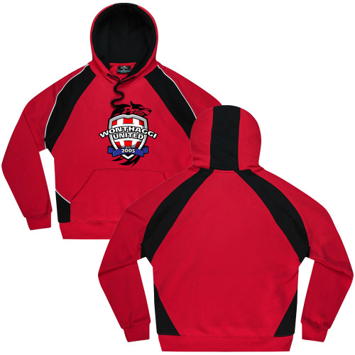 WONTHAGGI UNITED SC Hoddie ADULTS/KIDS Red/Black