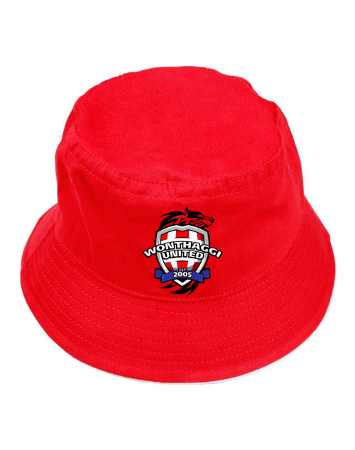 WONTHAGGI UNITED SC Bucket Hat Red
