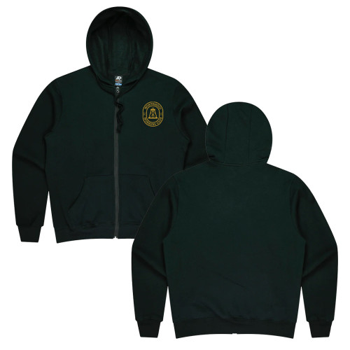 WONTHAGGI WORKERS Staff Hoodie Full Zip ADULTS Black