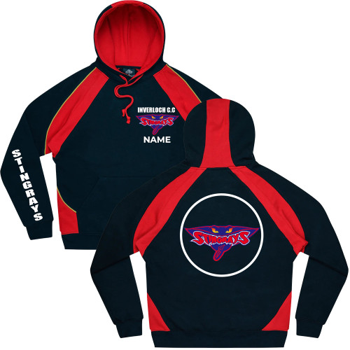 INVERLOCH C C Hoodie ADULTS/KIDS Navy/Red